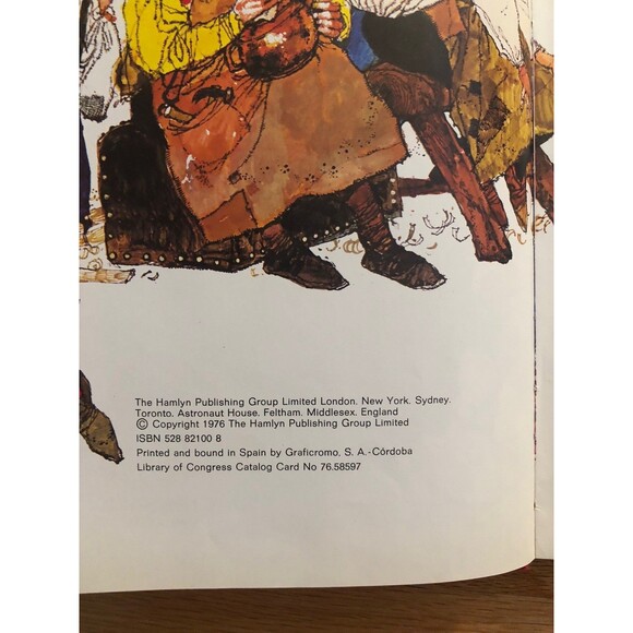 Favorite Tales from Shakespeare Bernard Miles Vintage 1976 Red Hardcover - Picture 3 of 7